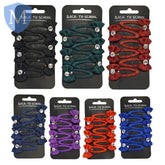 Plain Girls Diamante Bow Hair Clips (Hair Accessory) (POA) Mansuri